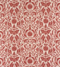 Castellane Fabric by Nina Campbell Brique Castellane Fabric by Nina Campbell Brique