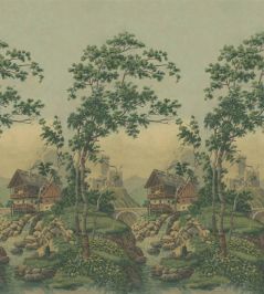 Castle Scene 1 Mural by Designers Guild Forest Castle Scene 1 Mural by Designers Guild Forest
