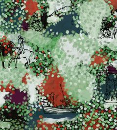 Castle's Garden Wallpaper by MINDTHEGAP Soft Green Castle's Garden Wallpaper by MINDTHEGAP Soft Green