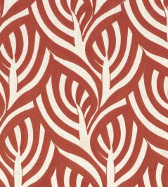 Catalpa Fabric by Casamance Terracotta Catalpa Fabric by Casamance Terracotta