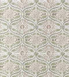 Cecilia Fabric by Anna French Green and Beige Cecilia Fabric by Anna French Green and Beige