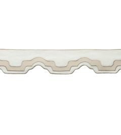 Cecilly Applique Border Trimming by Samuel & Sons Bisque Cecilly Applique Border Trimming by Samuel & Sons Bisque