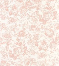 Celestine Wallpaper by Casadeco Rose Poudre Celestine Wallpaper by Casadeco Rose Poudre