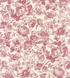 Celestine Wallpaper by Casadeco Rouge Grenat Celestine Wallpaper by Casadeco Rouge Grenat
