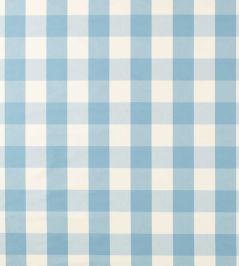 Central Check Fabric by Scion Cornflower Central Check Fabric by Scion Cornflower