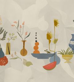 Centrepiece Composition Mural by Tres Tintas Blue Centrepiece Composition Mural by Tres Tintas Blue
