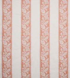 Cerney Stripe Fabric by Nina Campbell Coral Cerney Stripe Fabric by Nina Campbell Coral