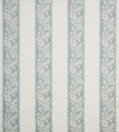 Cerney Stripe Fabric by Nina Campbell Teal Cerney Stripe Fabric by Nina Campbell Teal