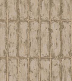 Chalk Stone Wallpaper by Arte Olive Gold Chalk Stone Wallpaper by Arte Olive Gold