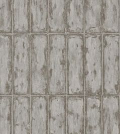 Chalk Stone Wallpaper by Arte Silver Chalk Stone Wallpaper by Arte Silver