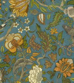 Chameleon Trail Fabric by Josephine Munsey Teal and Orange Chameleon Trail Fabric by Josephine Munsey Teal and Orange
