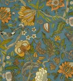 Chameleon Trail Wallpaper by Josephine Munsey Teal and Orange Chameleon Trail Wallpaper by Josephine Munsey Teal and Orange