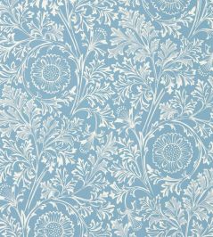 Chamomile Wallpaper by Morris & Co China Blue Chamomile Wallpaper by Morris & Co China Blue