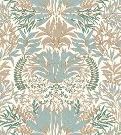 Chardon Wallpaper by Casamance Blanc / Opaline Chardon Wallpaper by Casamance Blanc / Opaline