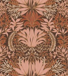 Chardon Wallpaper by Casamance Cognac / Nude Chardon Wallpaper by Casamance Cognac / Nude