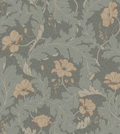 Charlotta Wallpaper by Sandberg Forest Green Charlotta Wallpaper by Sandberg Forest Green