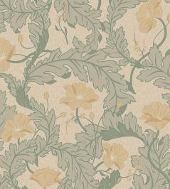 Charlotta Wallpaper by Sandberg Yellow Charlotta Wallpaper by Sandberg Yellow