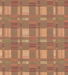 Charlton Check Fabric by Mulberry Home Espresso Charlton Check Fabric by Mulberry Home Espresso