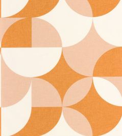 Charly Wallpaper by Caselio Orange Rose Charly Wallpaper by Caselio Orange Rose