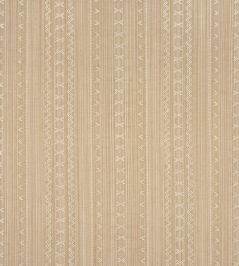 Charter Stripe Embroidery Fabric by Thibaut Camel Charter Stripe Embroidery Fabric by Thibaut Camel