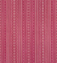 Charter Stripe Embroidery Fabric by Thibaut Raspberry Charter Stripe Embroidery Fabric by Thibaut Raspberry