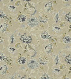 Chatsworth Fabric by Warwick Cerulean Chatsworth Fabric by Warwick Cerulean
