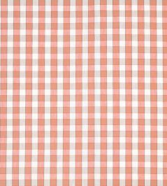 Check Fabric by Nina Campbell Coral Check Fabric by Nina Campbell Coral