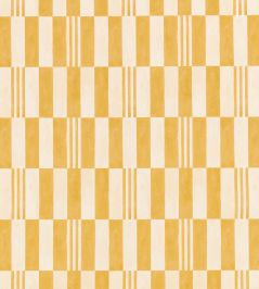 Checkerboard Recycled Fabric by Kirkby Design Sunshine Checkerboard Recycled Fabric by Kirkby Design Sunshine