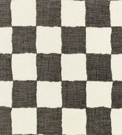 Checkmate Fabric by Zinc Obsidian Checkmate Fabric by Zinc Obsidian