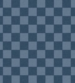 Checks Wallpaper by Caselio Bleu Denim Checks Wallpaper by Caselio Bleu Denim