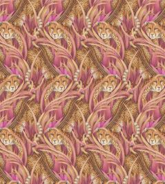 Cheetah Prowl Wallpaper by Cole & Son Cerise Cheetah Prowl Wallpaper by Cole & Son Cerise