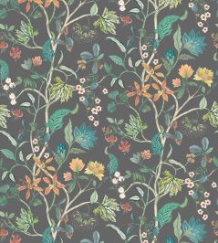 Chellah Wallpaper by Osborne & Little Charcoal Chellah Wallpaper by Osborne & Little Charcoal