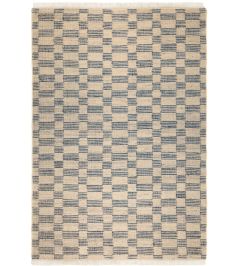 Chequerboard Rug by GP & J Baker Blue Chequerboard Rug by GP & J Baker Blue