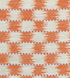 Chequers Fabric by Titley and Marr Paprika Chequers Fabric by Titley and Marr Paprika