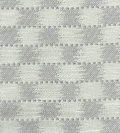 Chequers Fabric by Titley and Marr Stone Chequers Fabric by Titley and Marr Stone