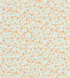 Cherry Wallpaper by Casadeco Blanc / Corail Cherry Wallpaper by Casadeco Blanc / Corail