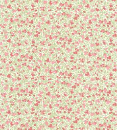 Cherry Wallpaper by Casadeco Blanc / Rose Cherry Wallpaper by Casadeco Blanc / Rose