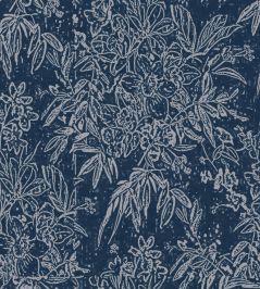Cherry Orchard Wallpaper by MINDTHEGAP Indigo Cherry Orchard Wallpaper by MINDTHEGAP Indigo