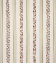 Chesham Fabric by Colefax And Fowler Red/Green Chesham Fabric by Colefax And Fowler Red/Green