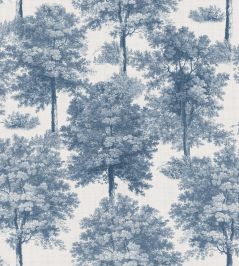 Chestnut Tree Wallpaper by Coordonne Blue Chestnut Tree Wallpaper by Coordonne Blue