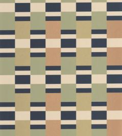 Chess Game Wallpaper by Casadeco Vert / Ocre Chess Game Wallpaper by Casadeco Vert / Ocre