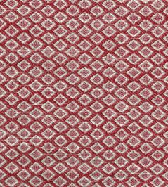 Chess Fabric by Titley and Marr Red Chess Fabric by Titley and Marr Red