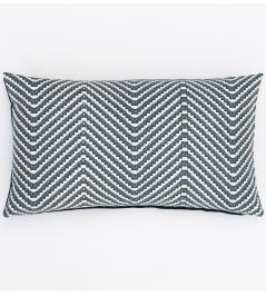 Chevron Cushion 38 x 60cm by Barneby Gates Ink Blue Chevron Cushion 38 x 60cm by Barneby Gates Ink Blue