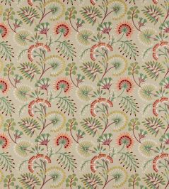 Chiana Fabric by Jane Churchill Red/Green Chiana Fabric by Jane Churchill Red/Green