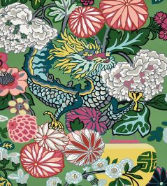 Chiang Mai Dragon Wallpaper by Schumacher Jade Chiang Mai Dragon Wallpaper by Schumacher Jade