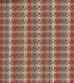 Chicot Fabric by Nina Campbell Red Chicot Fabric by Nina Campbell Red