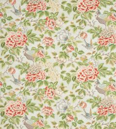 Chilgrove Fabric by Colefax and Fowler Aqua Chilgrove Fabric by Colefax and Fowler Aqua