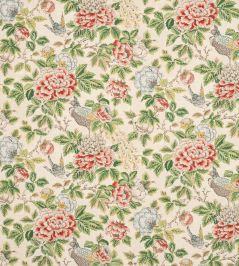 Chilgrove Fabric by Colefax and Fowler Pink/Green Chilgrove Fabric by Colefax and Fowler Pink/Green