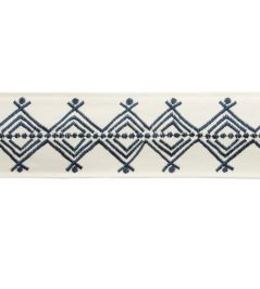 Chimayo Embroidered Border Trimming by Samuel & Sons Blue Sky Chimayo Embroidered Border Trimming by Samuel & Sons Blue Sky