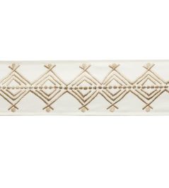Chimayo Embroidered Border Trimming by Samuel & Sons White Sands Chimayo Embroidered Border Trimming by Samuel & Sons White Sands